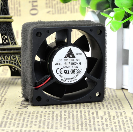 Original DELTA AUB0624H Cooling Fan 24V 0.18A 4.32W 2wires AUB0624H Fans